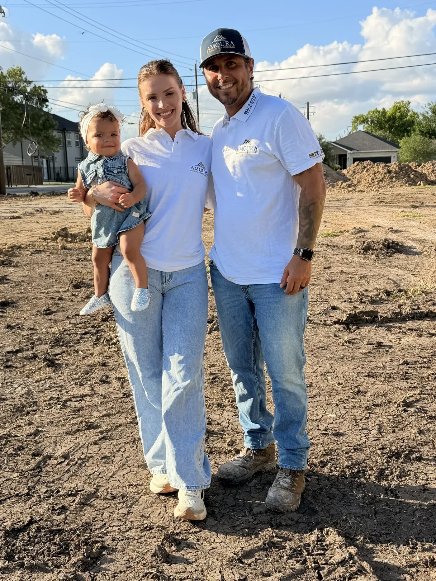 Joshua and family — the people behind Amoura Construction